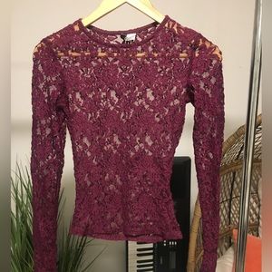 H&M lace top